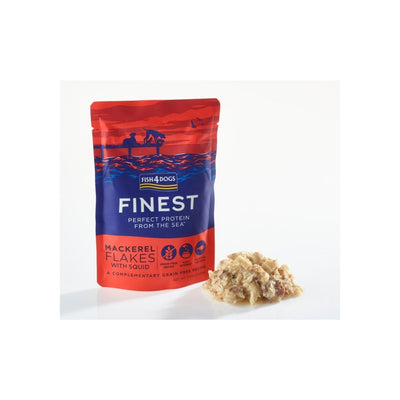 Fish4Dogs Finest Mackerel Flakes With Squid 100g - Jacks Pet and Country