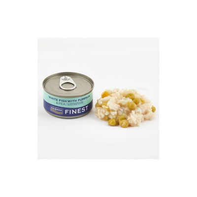 Fish4Dogs Finest White Fish with Pumpkin & Pea 85g - Jacks Pet and Country