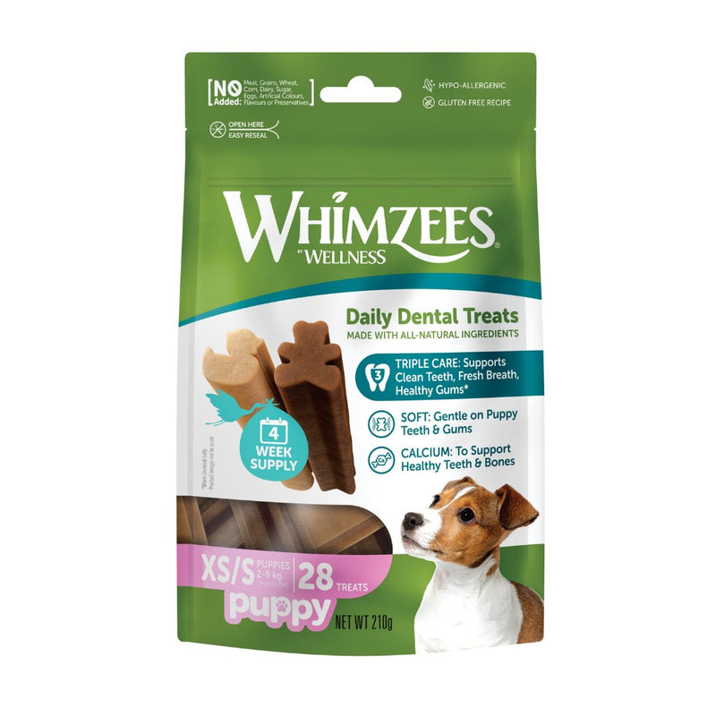 WHIMZEES Puppy Natural Dental Dog Chews Long Lasting XS/S - Jacks Pet and Country