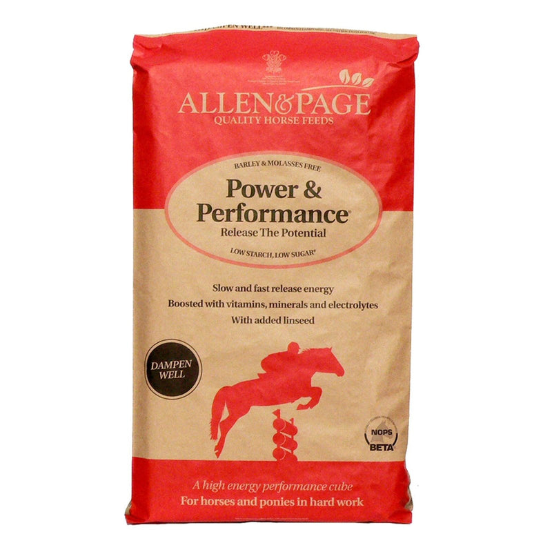 Allen & Page - Power & Performance 20kg - Jacks Pet and Country