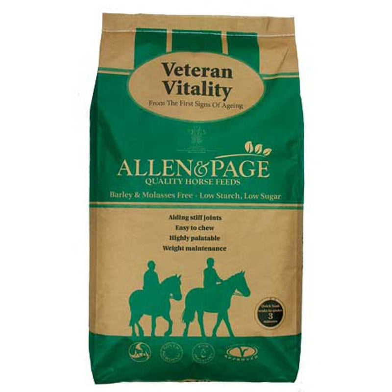 Allen & Page Veteran Vitality 20kg - Jacks Pet and Country