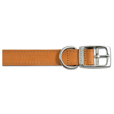 Ancol Tan Leather Collar - Jacks Pet and Country