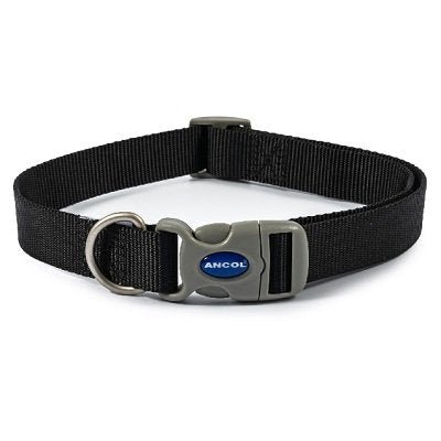 Ancol Viva Quick Fit Black Collar - Jacks Pet and Country