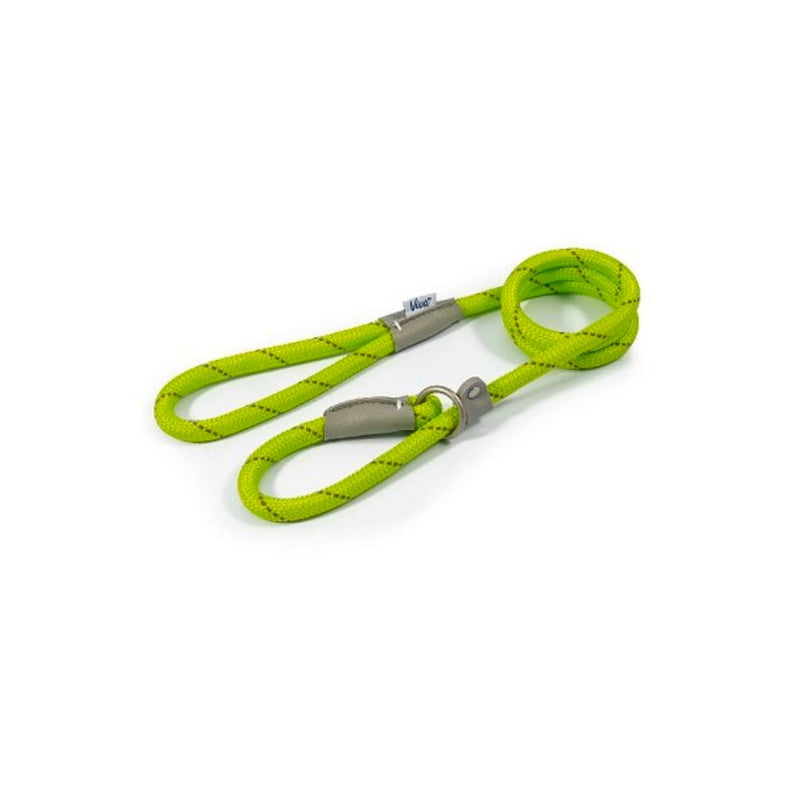 Ancol Viva Rope Reflective Slip Lead Lime Green - Jacks Pet and Country