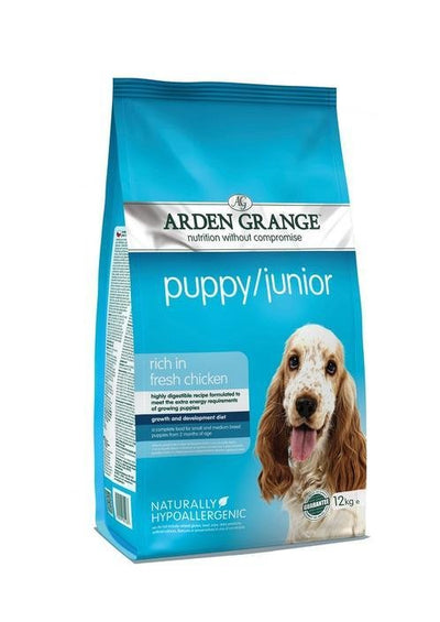 Arden Grange Puppy/ Junior Chicken Flavour (Various Sizes) - Jacks Pet and Country