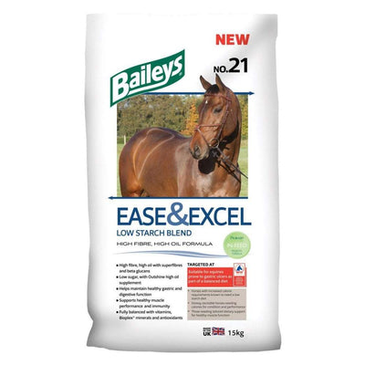 Bailey No21 Ease & Excel 15kg - Jacks Pet and Country