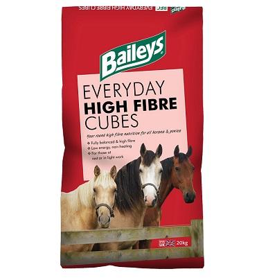 Baileys Everyday High Fibre Cubes 20kg - Jacks Pet and Country