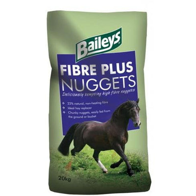 Baileys Fibre Plus Nuggets 20kg - Jacks Pet and Country