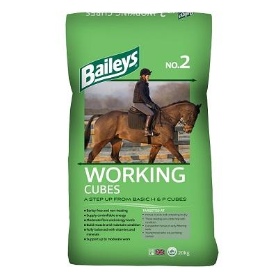 Baileys No. 2 Working Horse & Pony Cubes 20kg - Jacks Pet and Country