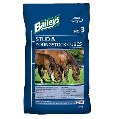Baileys No. 3 Stud Cubes 20kg - Jacks Pet and Country