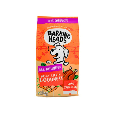 Barking Heads All Hounder Bowl Lickin Goodness Chicken 12kg - Jacks Pet and Country