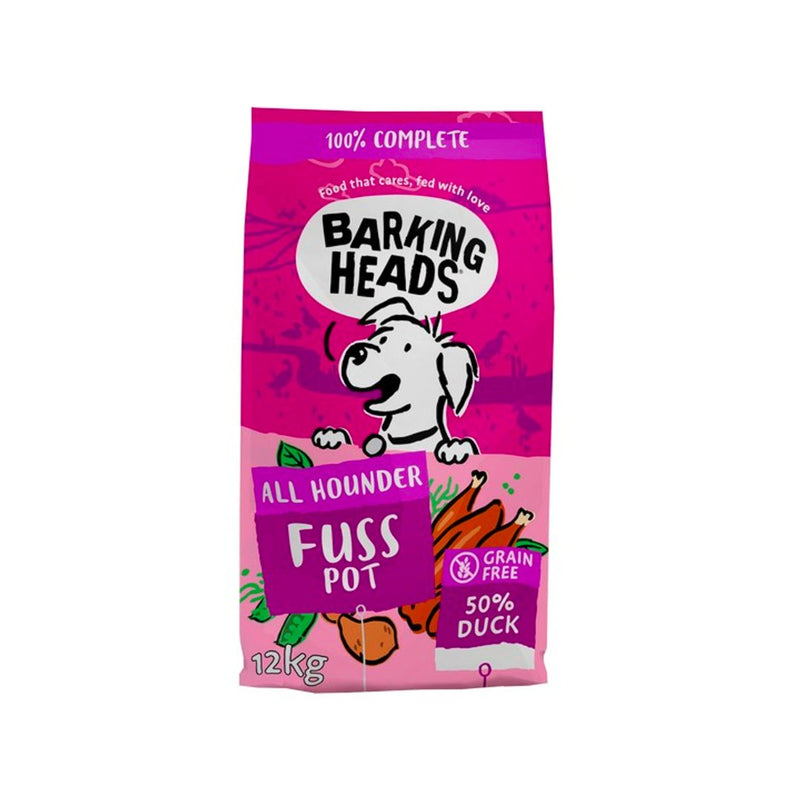 Barking Heads All Hounder Fuss Pot Duck 12kg - Jacks Pet and Country