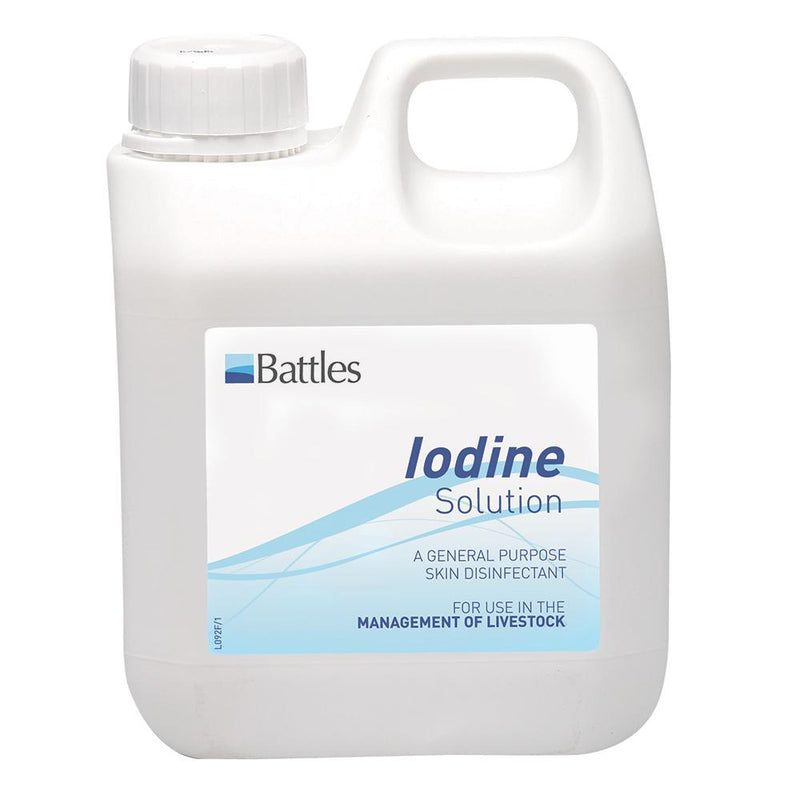 Battles Iodine Solution 1L - Jacks Pet and Country