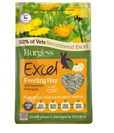 Burgess Excel Herbage Dandelion & Marigold 1kg - Jacks Pet and Country