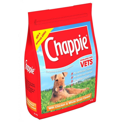 Chappie Chicken & Wholegrain Cereal 15kg - Jacks Pet and Country