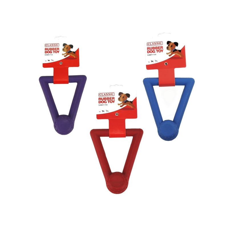 Classic "V" Tug Rubber Dog Toy - Jacks Pet and Country