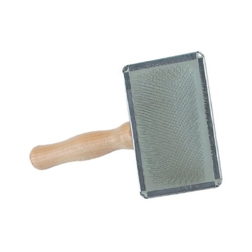 Companion Slicker Brush with Wooden Handle - Jacks Pet and Country