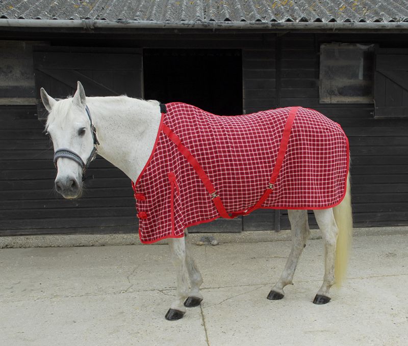 Cooler Rug - Red Check - Jacks Pet and Country