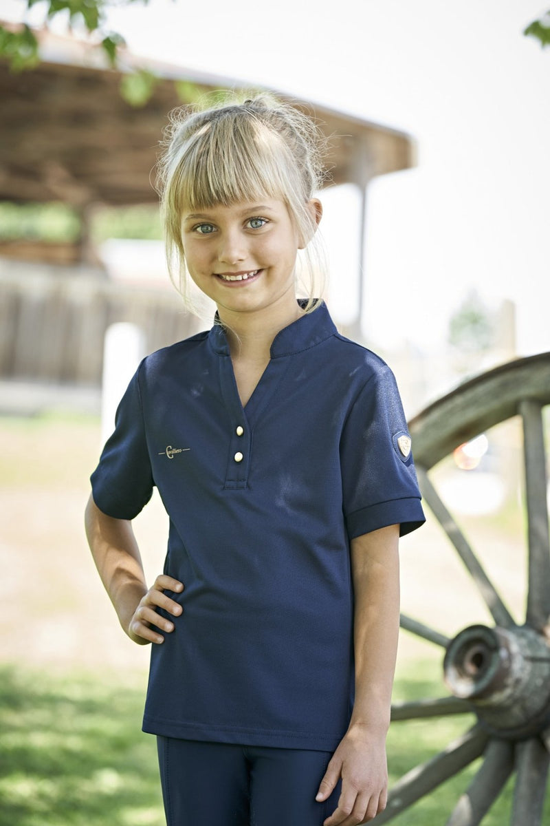 Covalliero Kids Navy Polo Shirt - Jacks Pet and Country