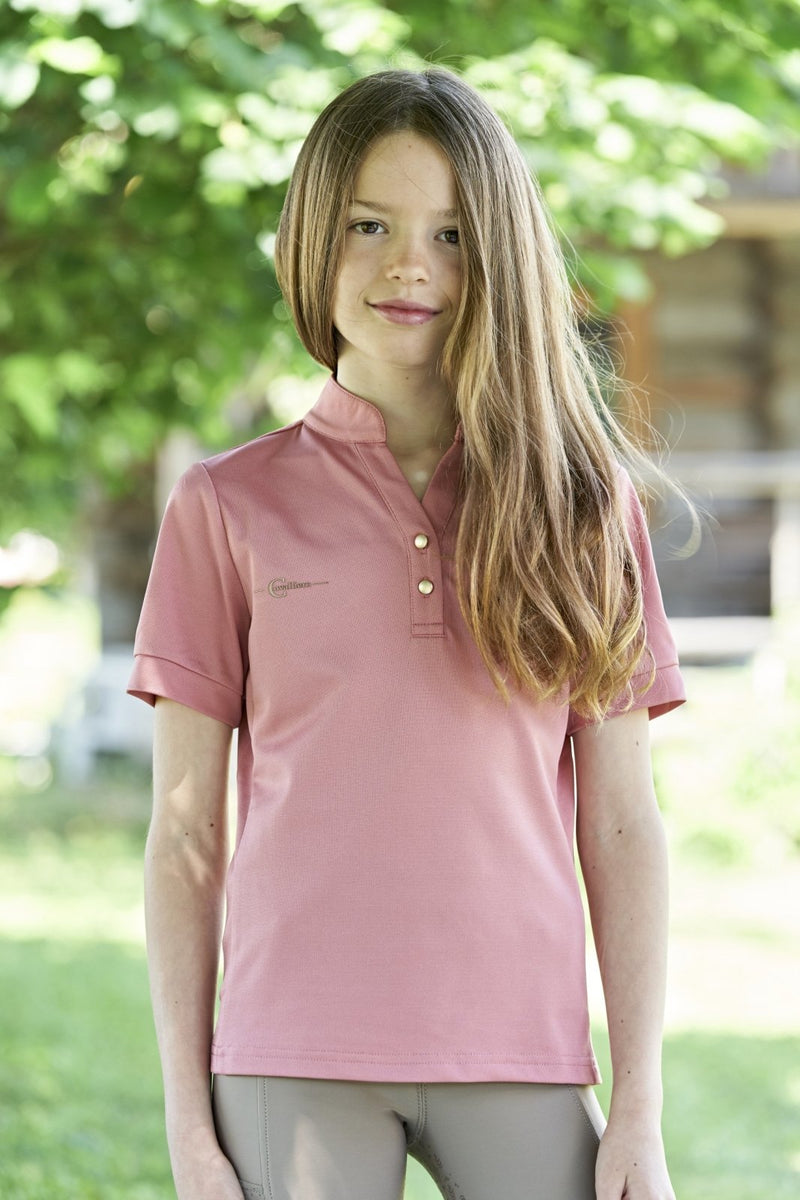 Covalliero Kids Rose Polo Shirt - Jacks Pet and Country