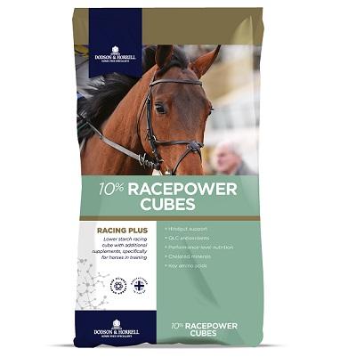 Dodson & Horrell Racepower Cubes 10% 25kg - Jacks Pet and Country