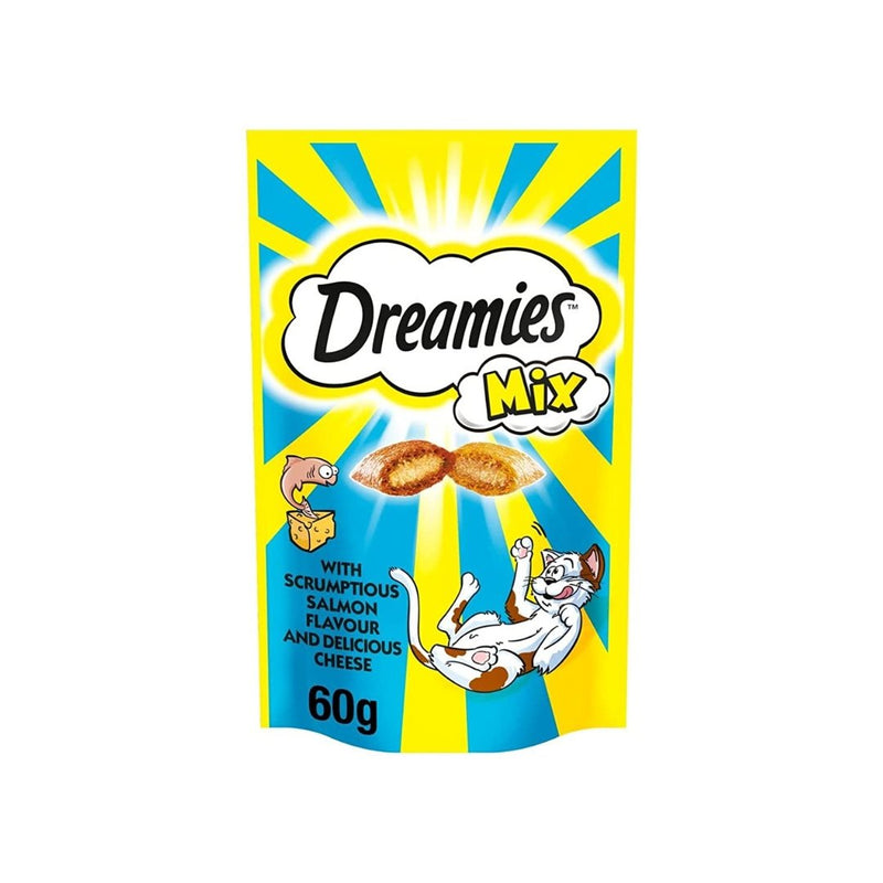 Dreamies Mix Salmon & Cheese Cat Treats (Various Sizes) - Jacks Pet and Country