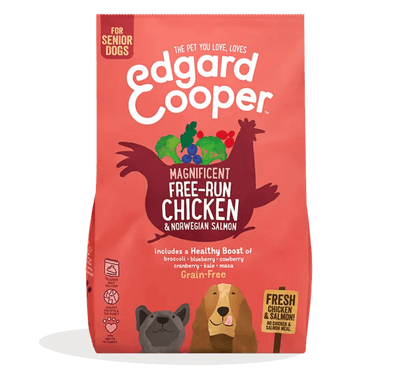 Edgard & Cooper Chicken & Salmon Senior Dry Dog Food - Jacks Pet and Country