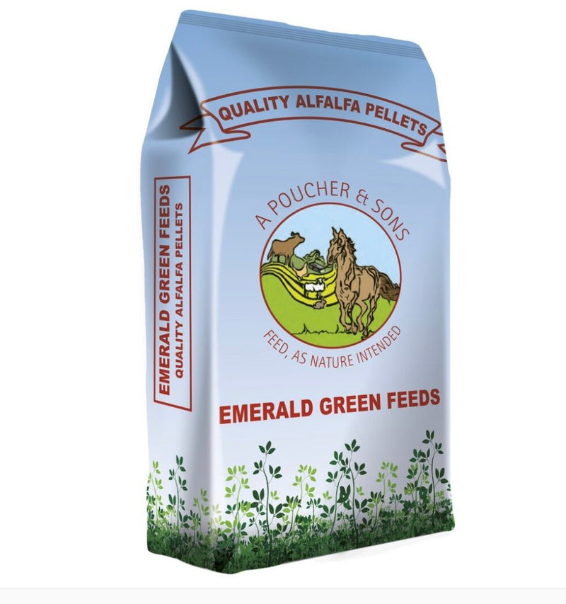 Emerald Green Feeds Alfalfa Pellets 20kg - Jacks Pet and Country