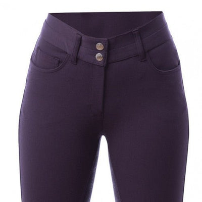 Equetech Shaper Breeches - Blackberry - Jacks Pet and Country