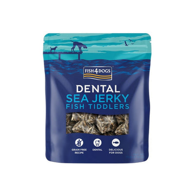 Fish4Dogs Dental Sea Jerky Fish Tiddlers - Jacks Pet and Country