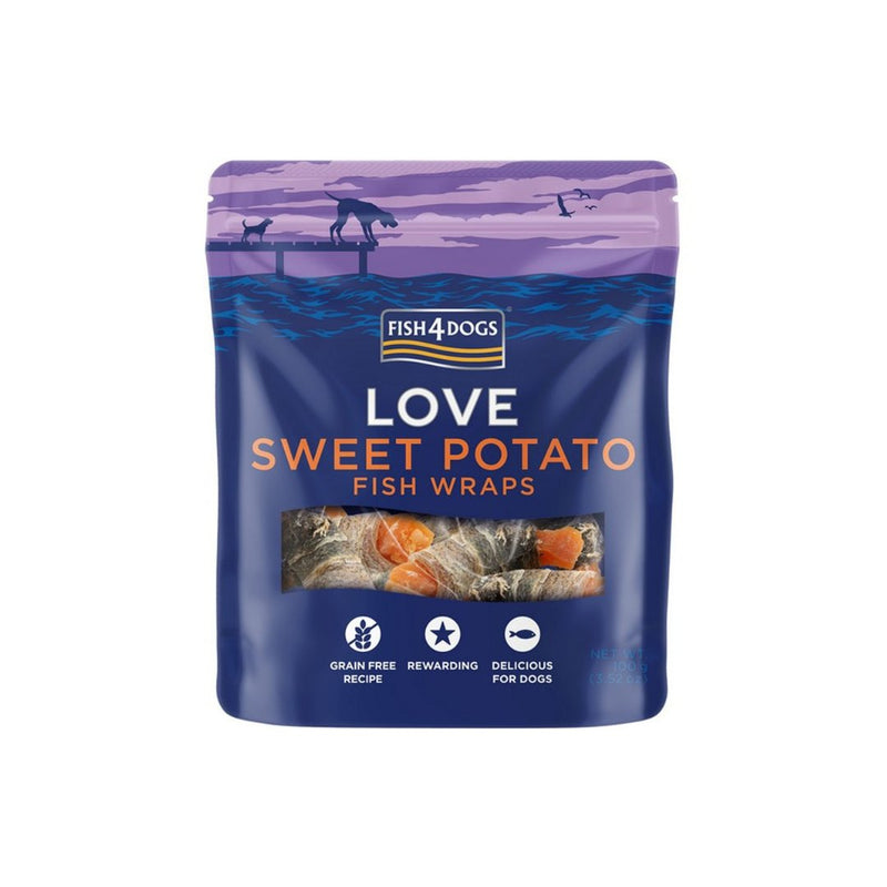 Fish4Dogs Love Sweet Potato Fish Wraps - Jacks Pet and Country