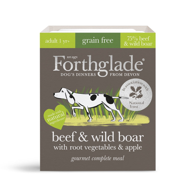 Forthglade Gourmet Beef with Wild Boar, Root Vegetables & Apple Grain Free - Jacks Pet and Country