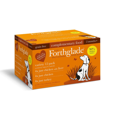 Forthglade Just Poultry Multicase 12 x 395g - Jacks Pet and Country