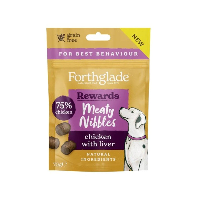 Forthglade Meaty Nibbles Chicken with Liver Treats - Jacks Pet and Country
