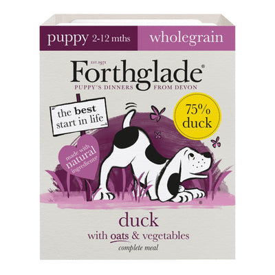 Forthglade Puppy Duck with Oats & Vegetables Dog Food Trays - Jacks Pet and Country