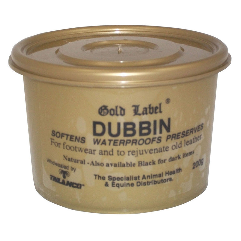 Gold Label Dubbin Natural 200g - Jacks Pet and Country