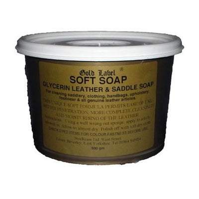 Gold Label Saddle Soap Soft Formula 500g - Jacks Pet and Country