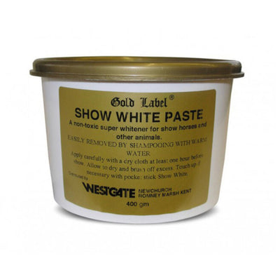 Gold label show white paste. 400g - Jacks Pet and Country