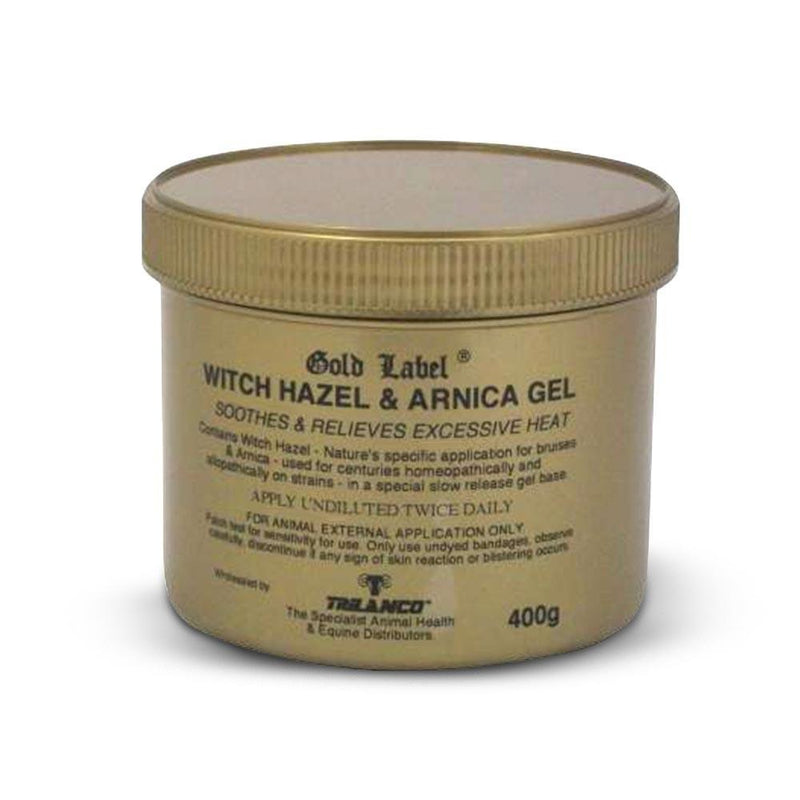 Gold Label Witch Hazel & Arnica Gel 400g - Jacks Pet and Country