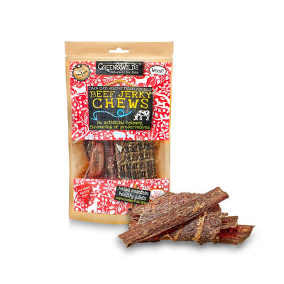 Green & Wild's Beef Jerky Chews 100g - Jacks Pet and Country