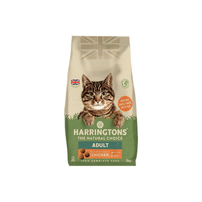 Harringtons Adult Cat 1+ with Chicken (2kg) - Jacks Pet and Country