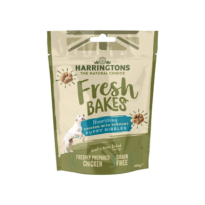 Harringtons Fresh Bakes Chicken with Yogurt Puppy Nibbles 100g - Jacks Pet and Country