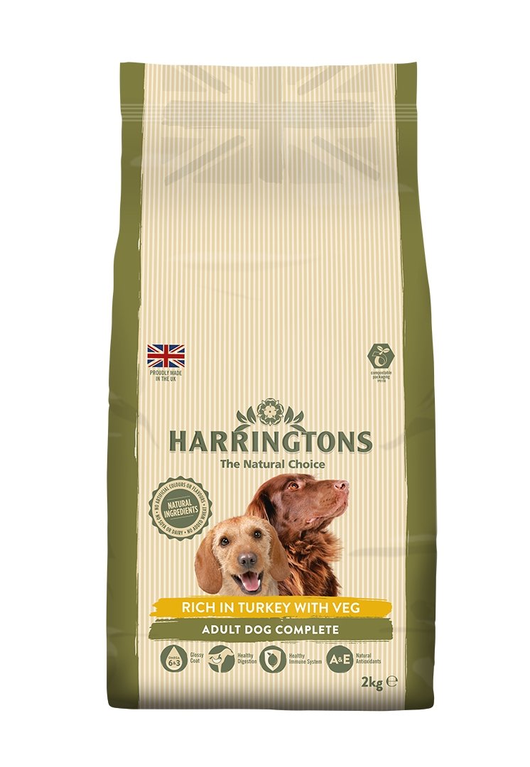 Harringtons Turkey and Veg Dry Dog Food 2kg - Jacks Pet and Country
