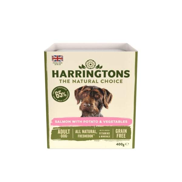 Harringtons Wet Salmon & Potato Trays (Various Sizes) - Jacks Pet and Country