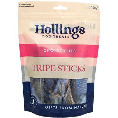 Hollings Tripe Sticks, 100g - Jacks Pet and Country