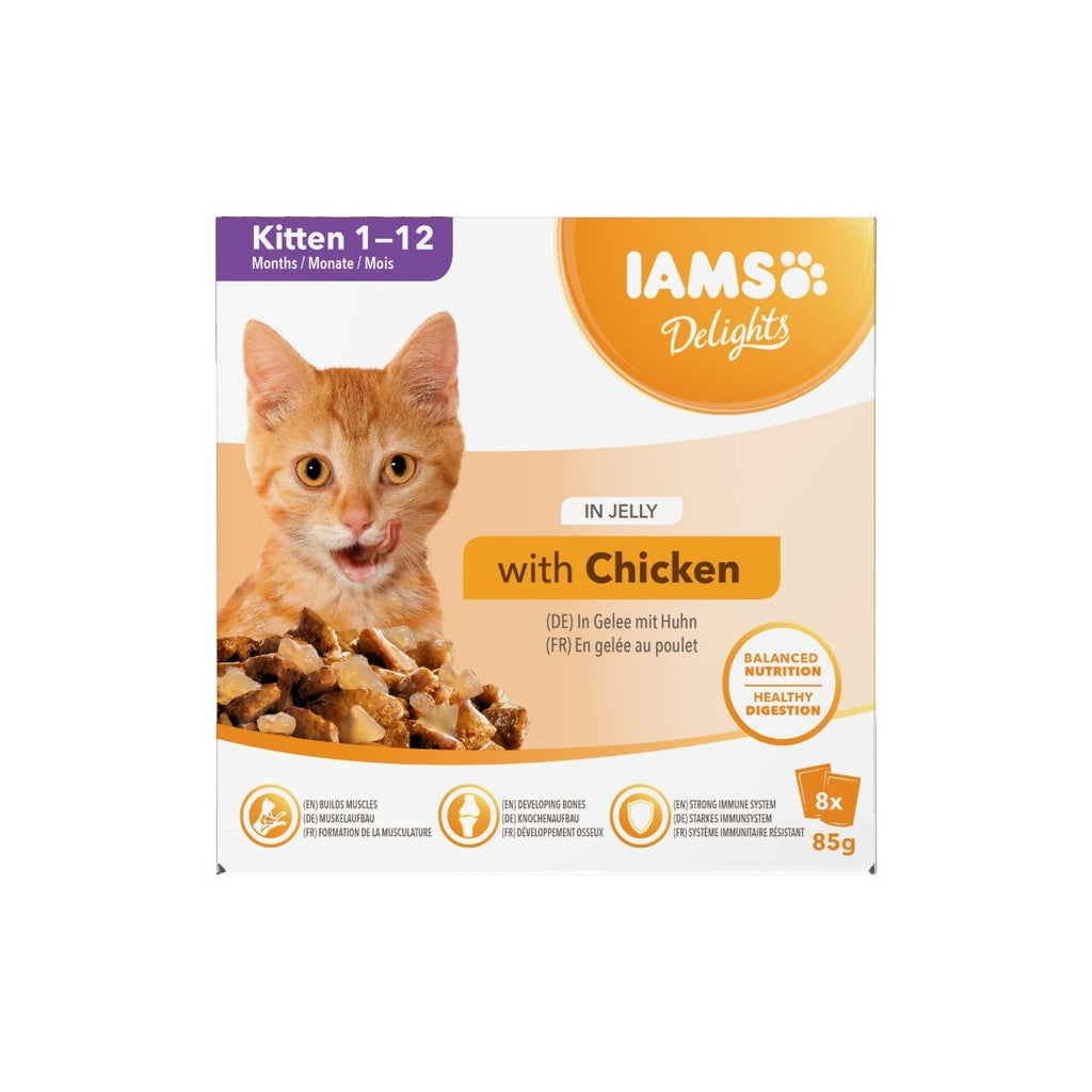 Iams delights kitten store food