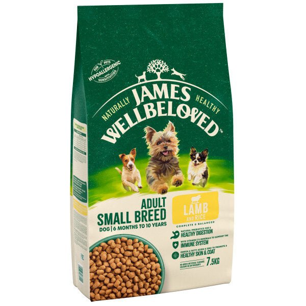 James Wellbeloved Adult Small Breed Lamb & Rice - Jacks Pet and Country