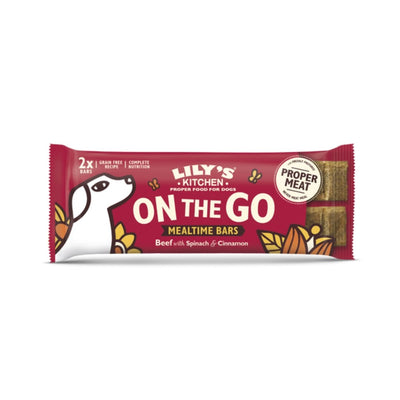 Lily's Kitchen Beef On The Go Bars 40g - Jacks Pet and Country