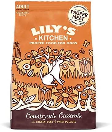Lily's Kitchen Chicken & Duck Countryside Casserole Complete Adult Dry Dog Food (Various Sizes) - Jacks Pet and Country