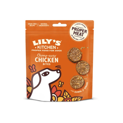 Lily's Kitchen Chomp-Away Chicken Bites Dog Treats 70g - Jacks Pet and Country